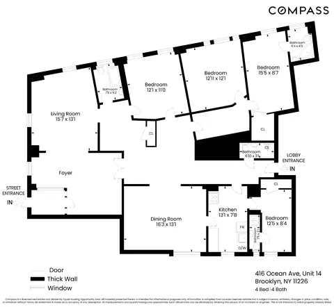 416 Ocean Ave #14, Brooklyn, NY 11226