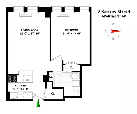 9 Barrow St #6D, New York, NY 10014