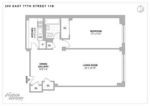 205 E 77th St #11B, New York, NY 10075