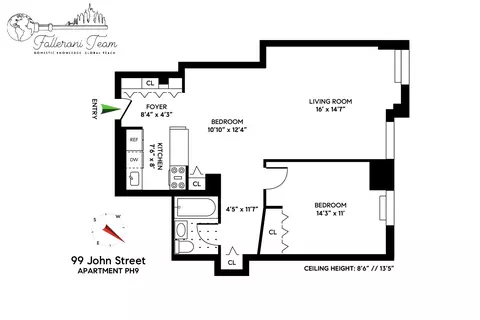 99 John St #PH9, New York, NY 10038
