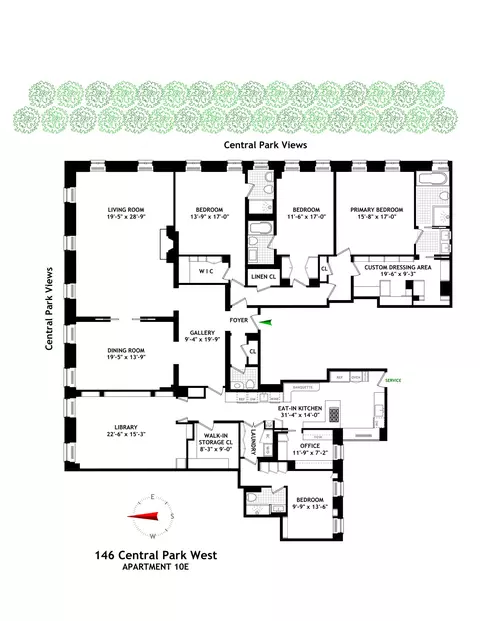 146 Central Park W #10E, New York, NY 10023