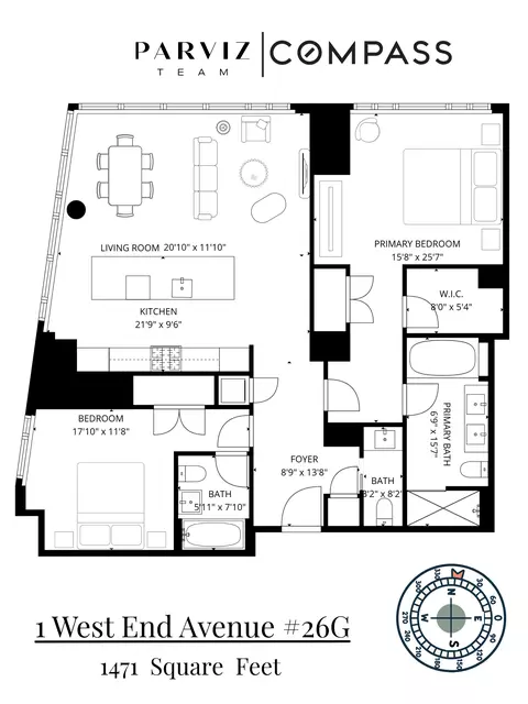 1 W End Ave #26G, New York, NY 10023