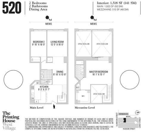 421 Hudson St #520, New York, NY 10014
