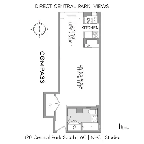 120 Central Park S #6C, New York, NY 10019