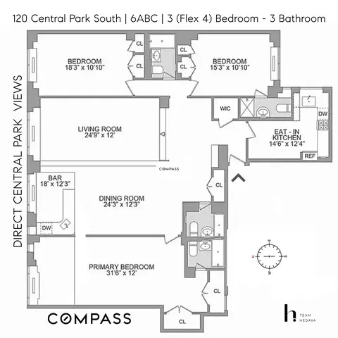 120 Central Park S #6ABC, New York, NY 10019
