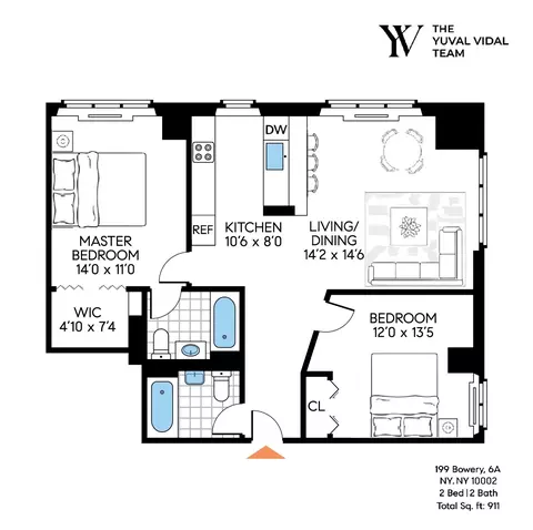 199 Bowery #6A, New York, NY 10002