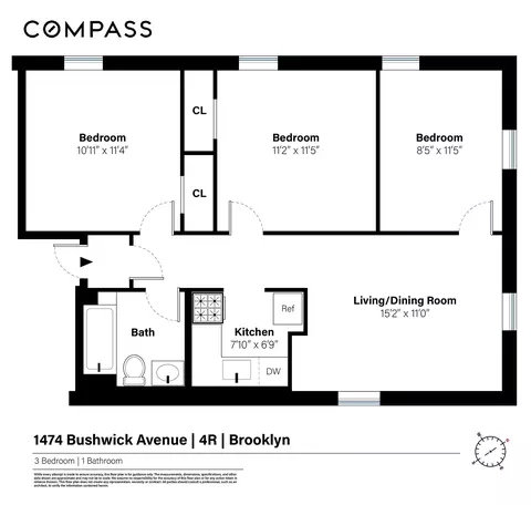 1474 Bushwick Ave #4R, Brooklyn, NY 11207