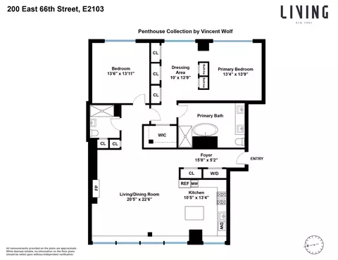 200 E 66th St #PH-E21-3, New York, NY 10065