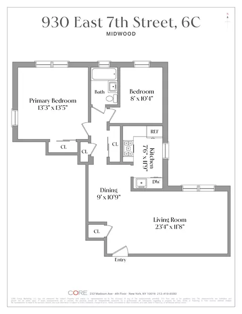 930 E 7th St #6C, Brooklyn, NY 11230