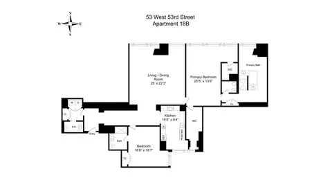 53 W 53rd St #18B, New York, NY 10019