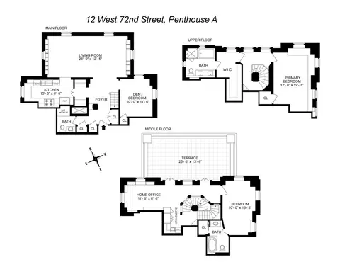 12 W 72nd St #PH27A, New York, NY 10023