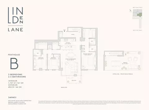 349 W 51st St #PHB, New York, NY 10019