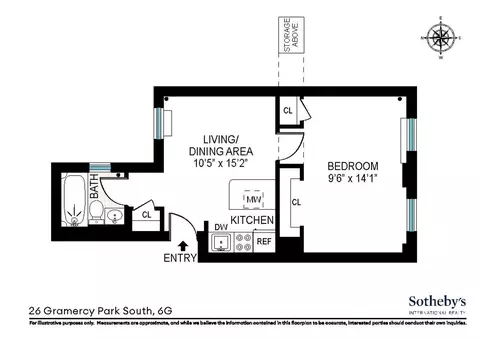 26 Gramercy Park S #6G, New York City, NY 10003