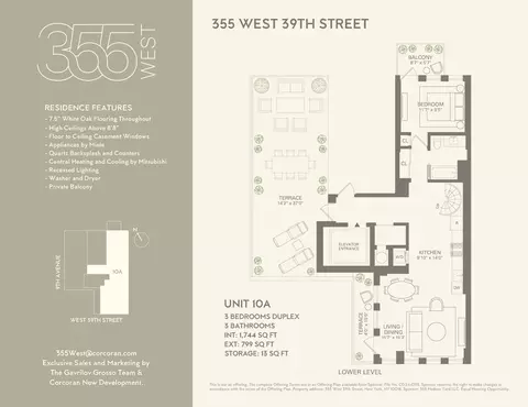 355 W 39th St #PH, New York, NY 10018