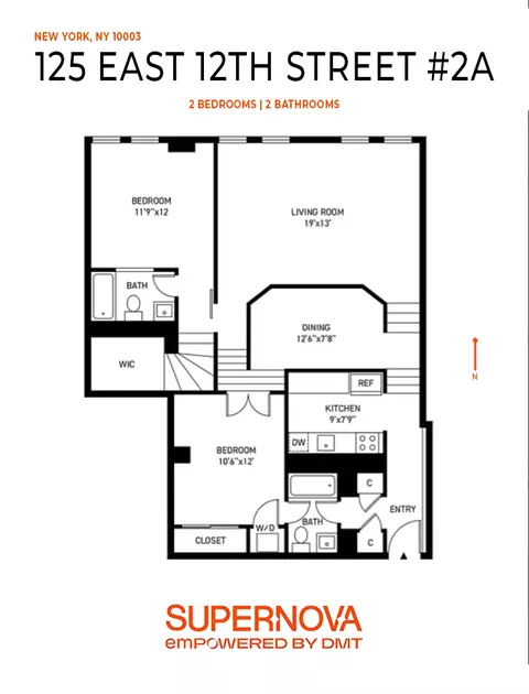 125 E 12th St #2A, New York, NY 10003