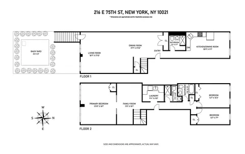 216 E 75th St #1W-2W, New York, NY 10021