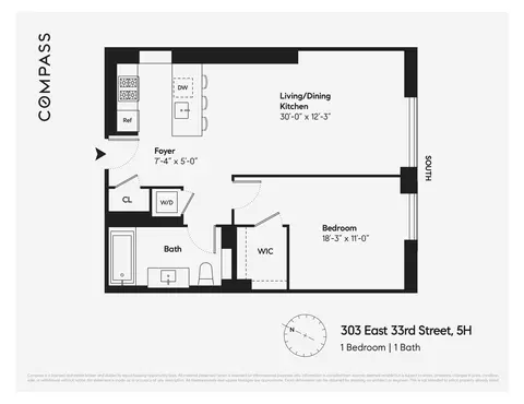 303 E 33rd St #5H, New York, NY 10016