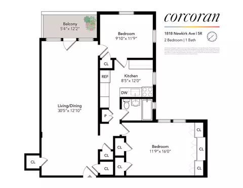 1818 Newkirk Ave #5R, Brooklyn, NY 11226