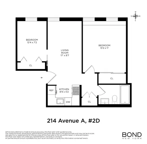 214 Ave A #2D, New York, NY 10009