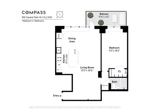 392 Central Park W #11J, New York, NY 10025