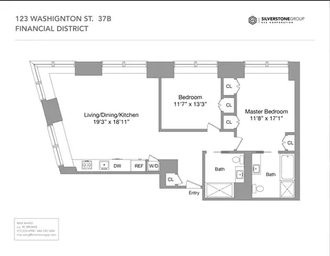 123 Washington St #37B, New York, NY 10006