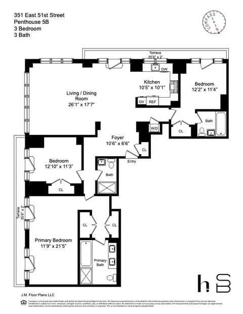 351 E 51st St #PH5B, New York, NY 10022