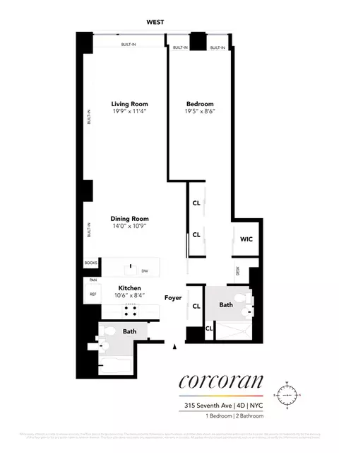 315 7th Ave #4D, New York, NY 10001