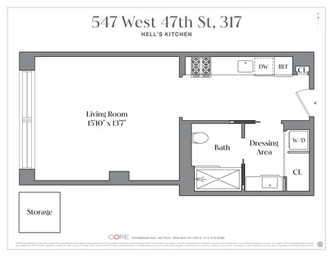 547 W 47th St #317, New York, NY 10036
