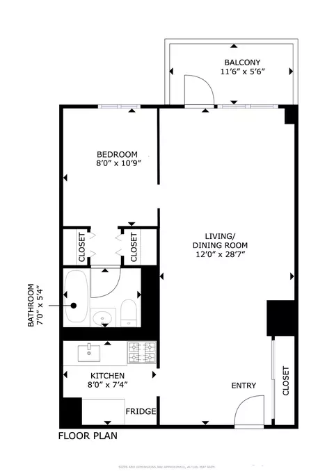 201 W 70th St #9H, New York, NY 10023