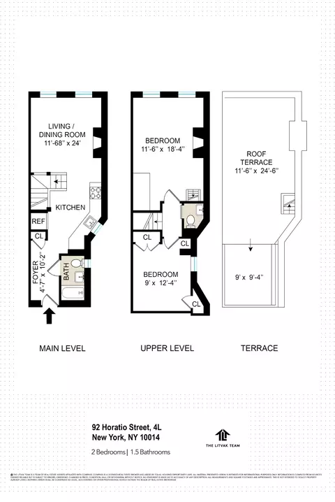 92 Horatio St #4L, New York, NY 10014