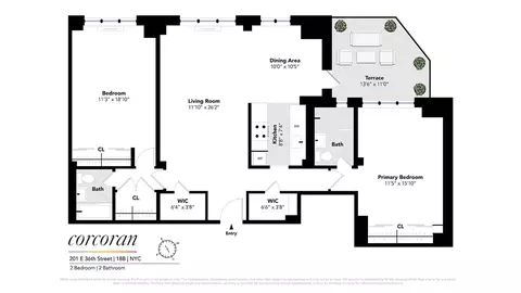 201 E 36th St #18B, New York, NY 10016