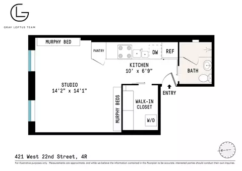 421 W 22nd St #4R, New York, NY 10011