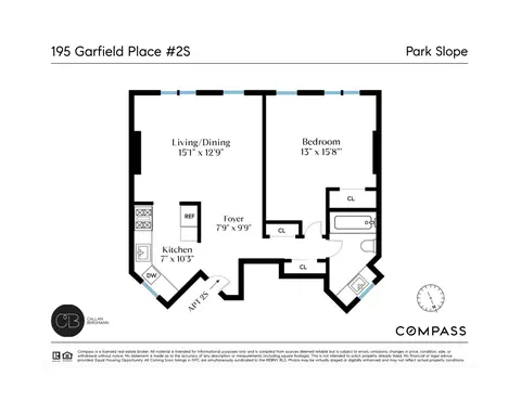195 Garfield Pl #2S, Brooklyn, NY 11215