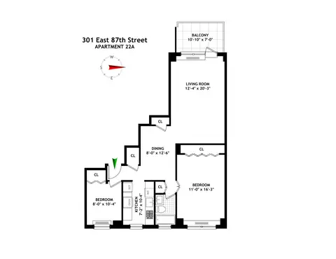 301 E 87th St #22A, New York, NY 10128