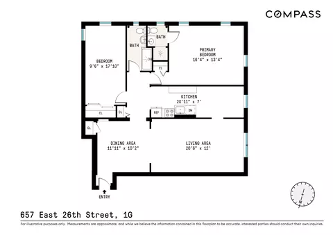 657 E 26th St #1G, Brooklyn, NY 11210