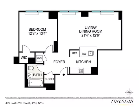 389 E 89th St #9B, New York, NY 10128