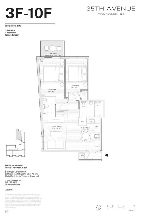 134-16 35th Ave #4F, New York City, NY 11354