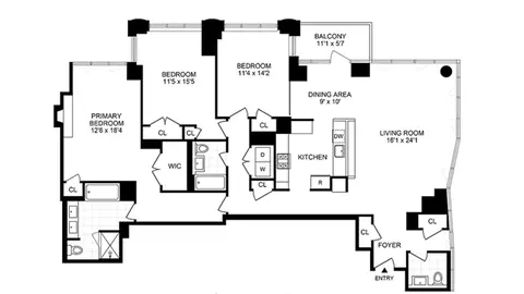 101 W 24th St #PH3B, New York City, NY 10001
