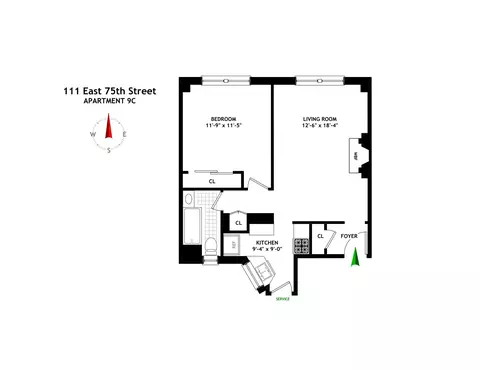 111 E 75th St #9C, New York, NY 10021