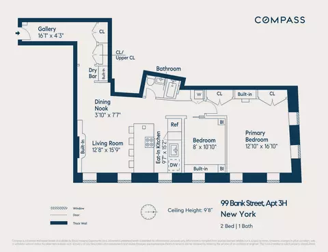 99 Bank St #3H, New York, NY 10014