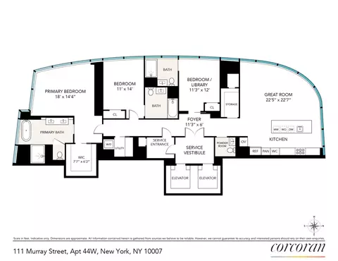 111 Murray St #44W, New York, NY 10007