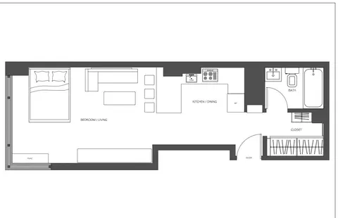 350 W 50th St #27-A, New York, NY 10019