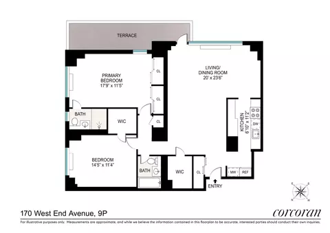 170 W End Ave #9P, New York, NY 10023