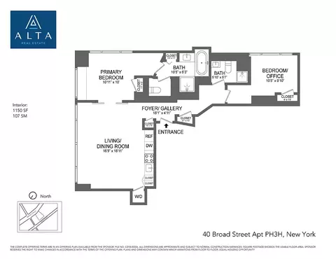 40 Broad St #PH3H, New York, NY 10004