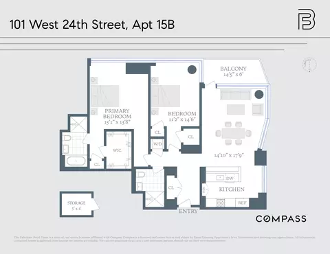 101 W 24th St #15B, New York, NY 10011