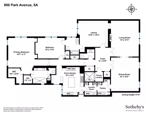 950 Park Ave #5A, New York, NY 10028