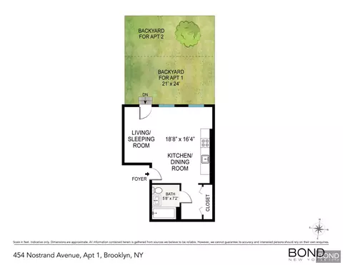 454 Nostrand Ave #1, Brooklyn, NY 11216