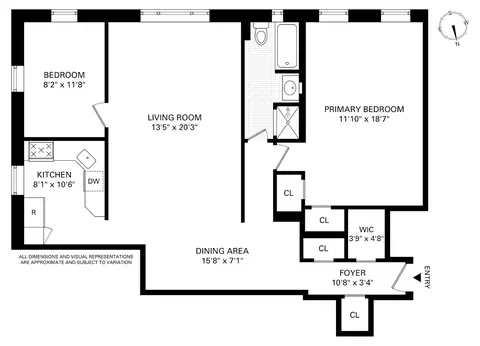 225 Park Pl #4C, Brooklyn, NY 11238