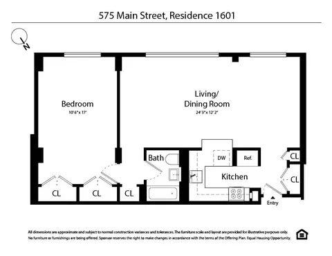 575 Main St #1601, New York, NY 10044