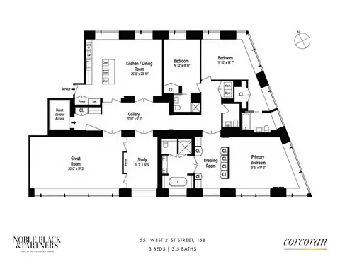 551 W 21st St #16B, New York, NY 10011
